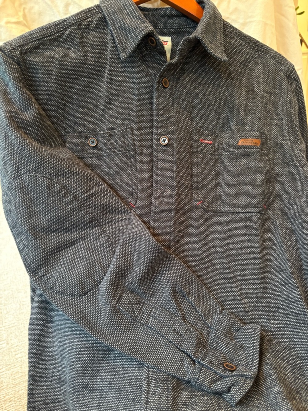 Dickies Men's Black Lightweight Shirt Jacket